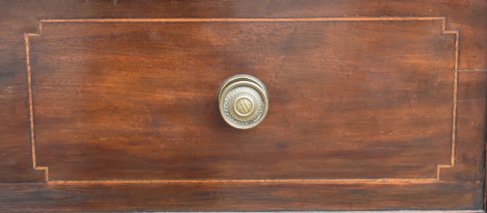George III Mahogany Secretaire Bookcase View VII