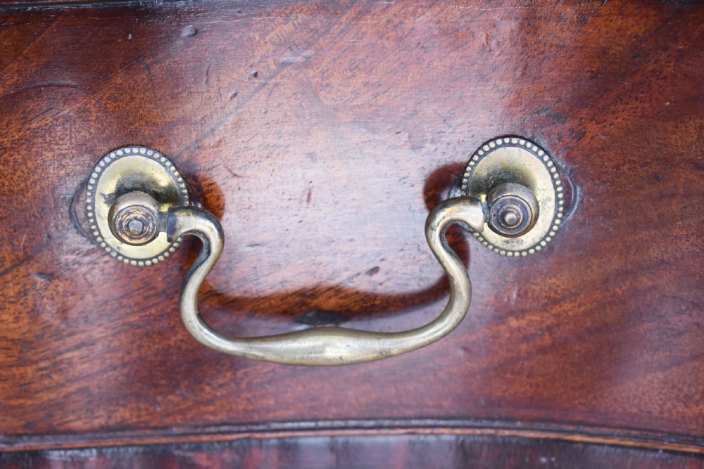 George III Mahogany Serpentine Chest View VII