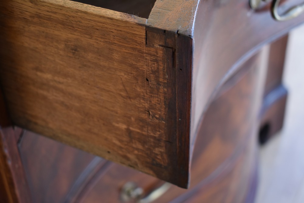 George III Mahogany Serpentine Chest View VIII