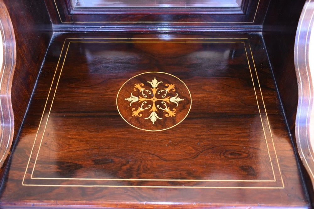 Edwardian Rosewood Inlaid Music Cabinet View IV