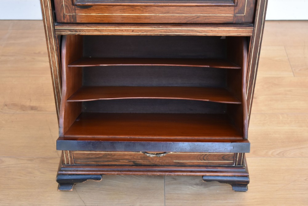 Edwardian Rosewood Inlaid Music Cabinet View V