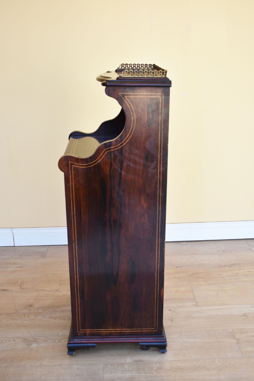 Edwardian Rosewood Inlaid Music Cabinet View IX