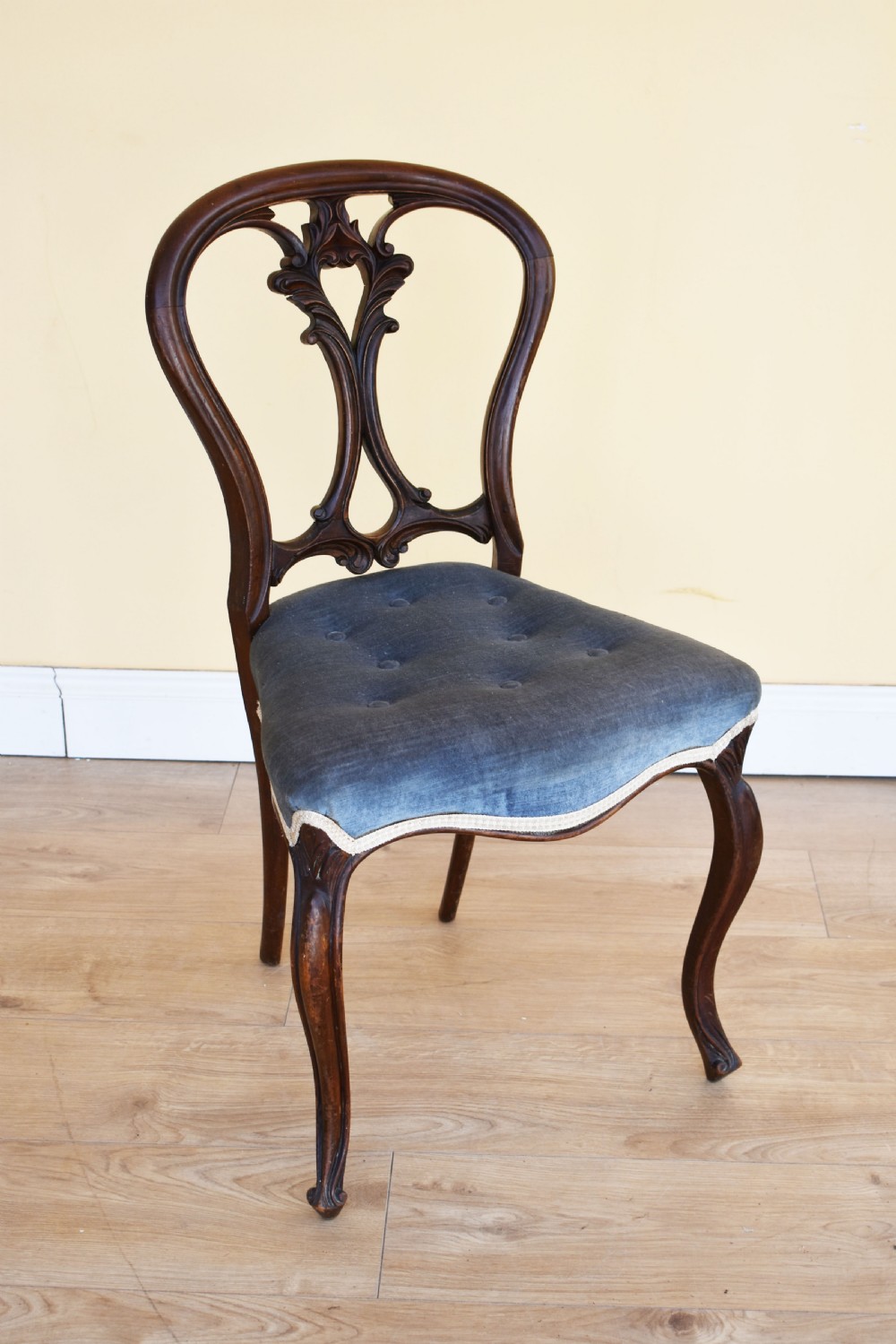 Set of 6 Victorian Mahogany Dining Chairs View IV