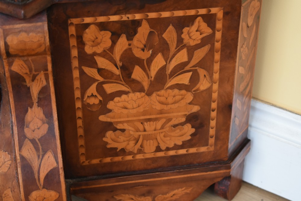 Miniature Dutch Marquetry Vitrine View IV
