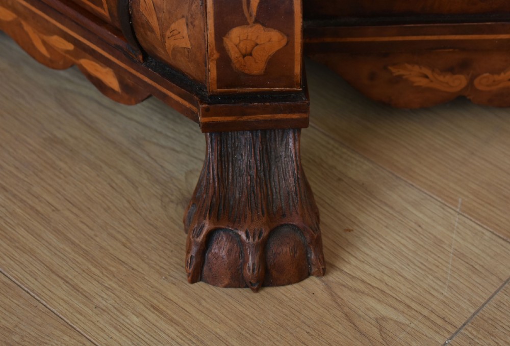Miniature Dutch Marquetry Vitrine View VI