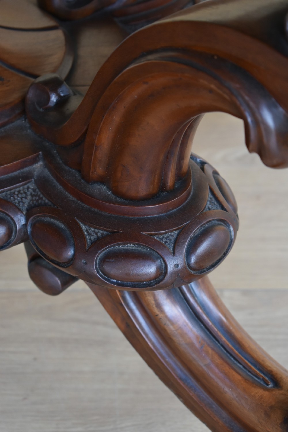 Victorian Burr Walnut Inlaid Centre Table View IV