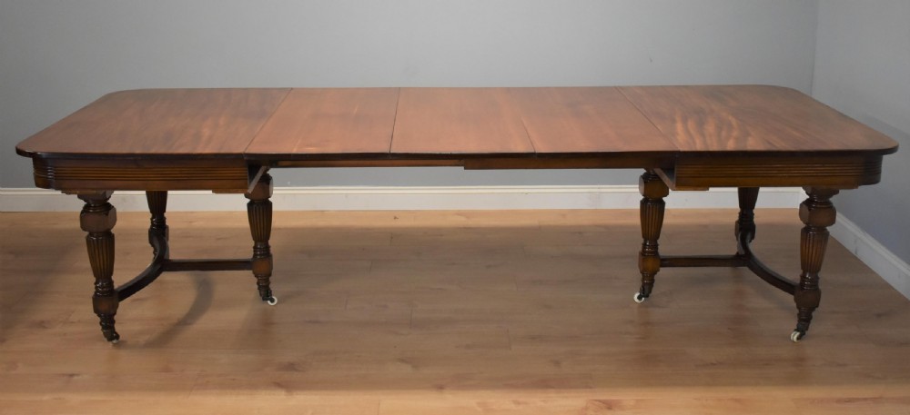 Late Victorian Mahogany Banquet Table View II