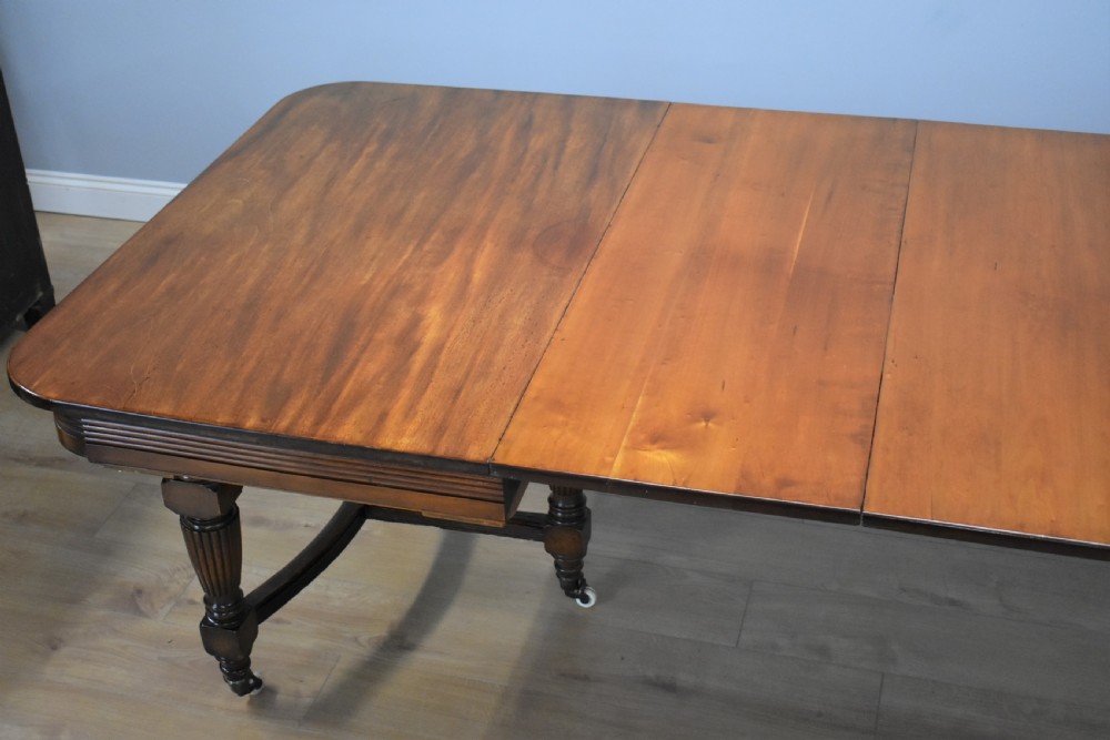 Late Victorian Mahogany Banquet Table View III