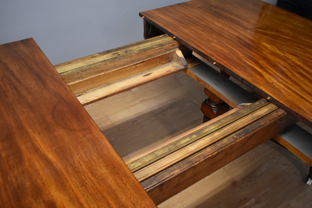 Late Victorian Mahogany Banquet Table View XIII