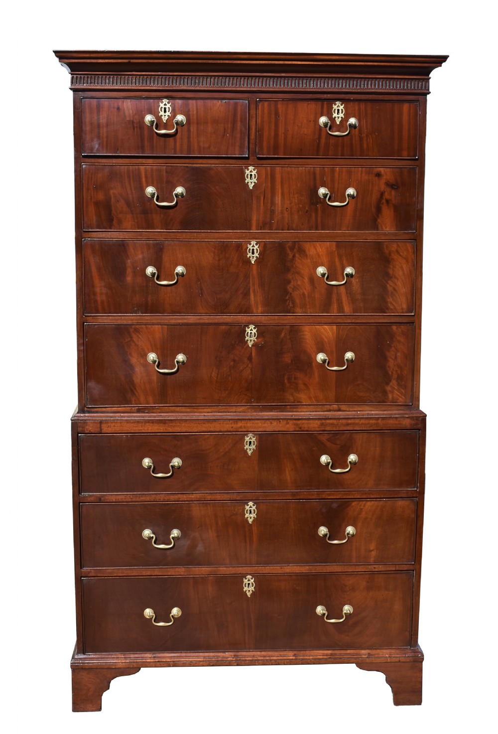 George III Mahogany Chest on Chest View III