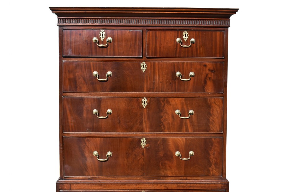 George III Mahogany Chest on Chest View IV