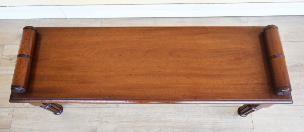 19th Century Victorian Mahogany Window Seat View V