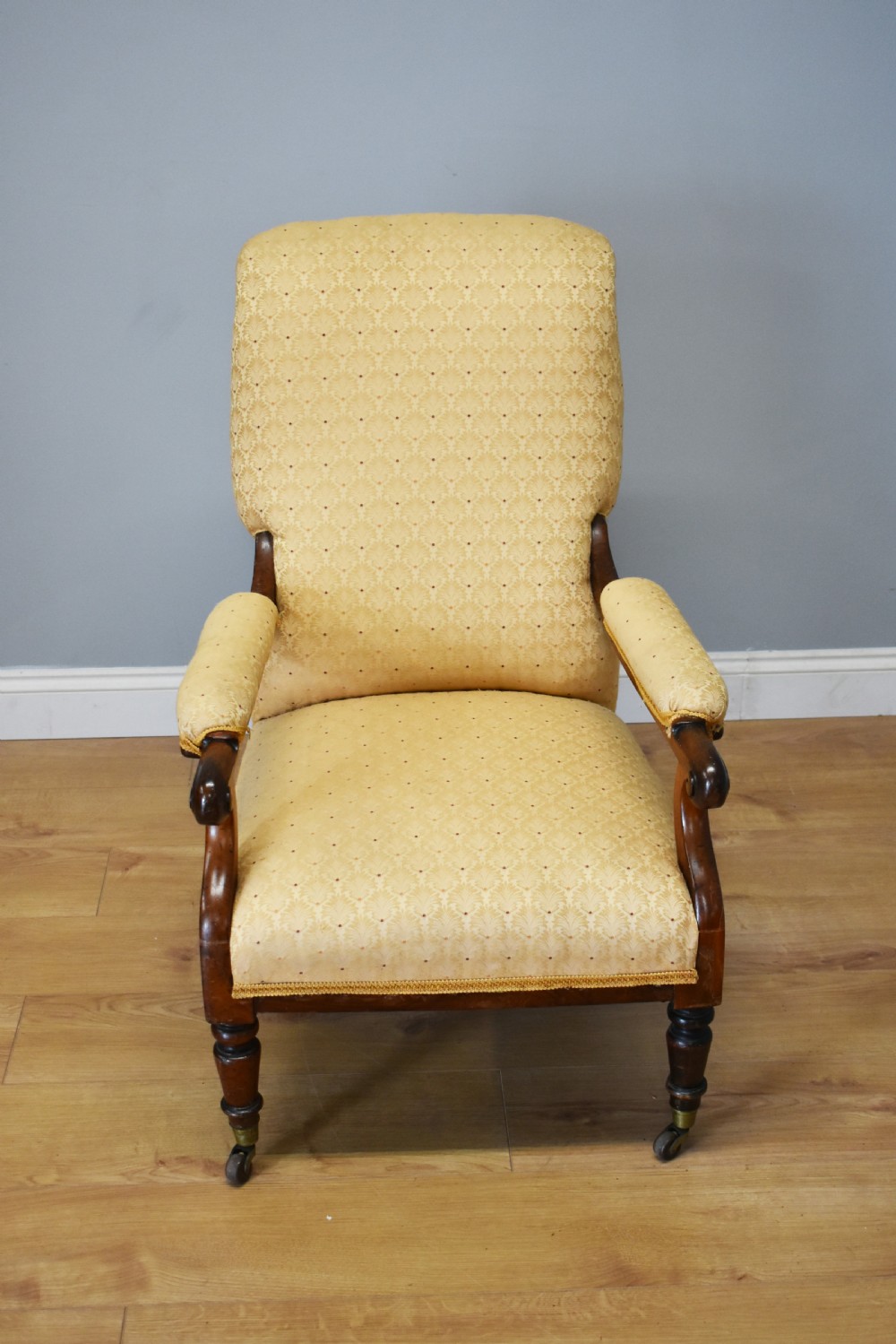 19th Century Early Victorian Mahogany Armchair View II