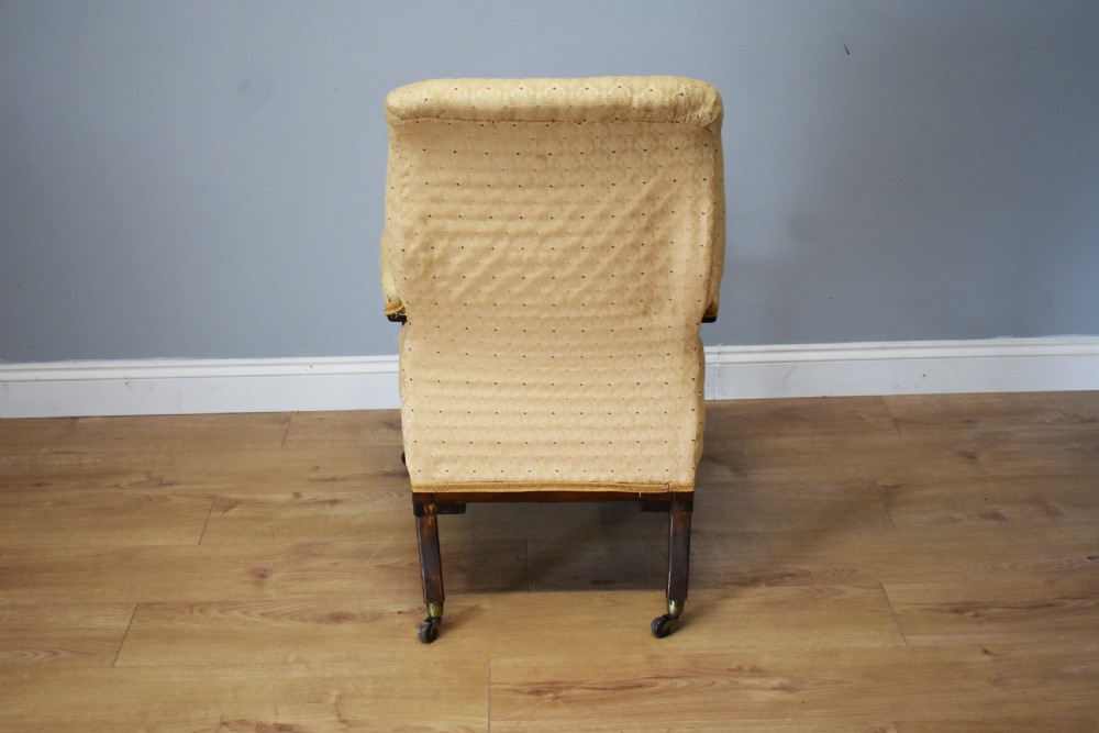 19th Century Early Victorian Mahogany Armchair View III