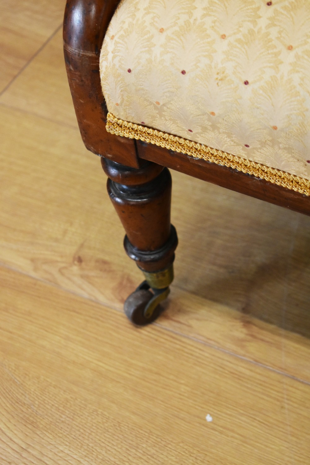 19th Century Early Victorian Mahogany Armchair View V