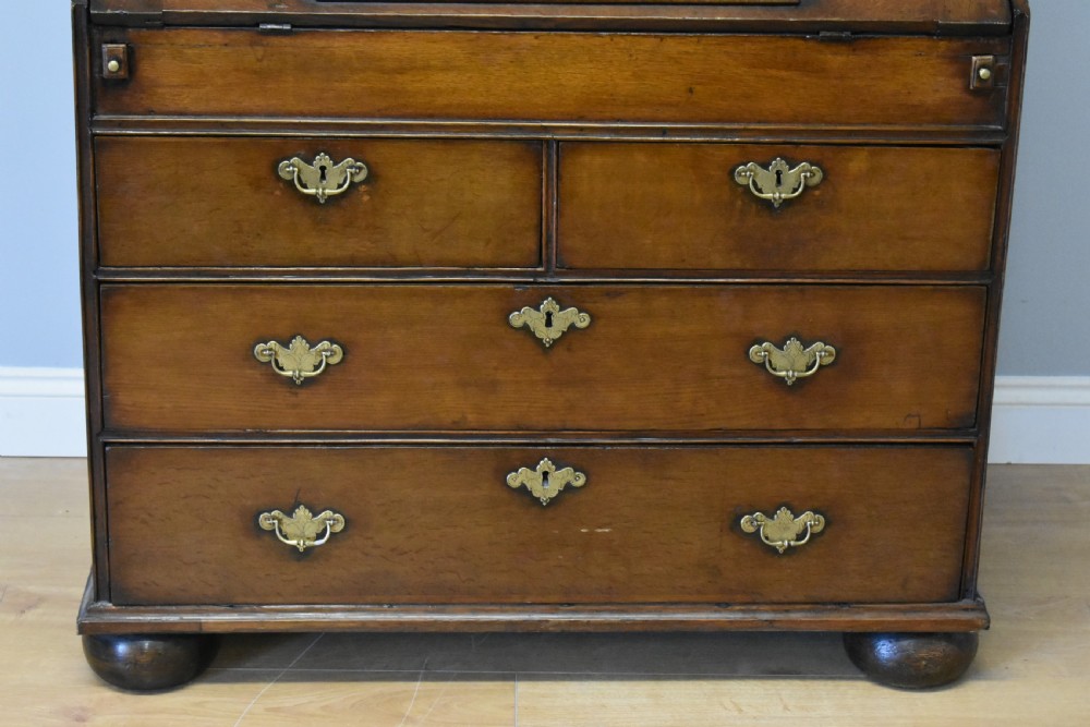 George iii Oak Bureau Bookcase View V