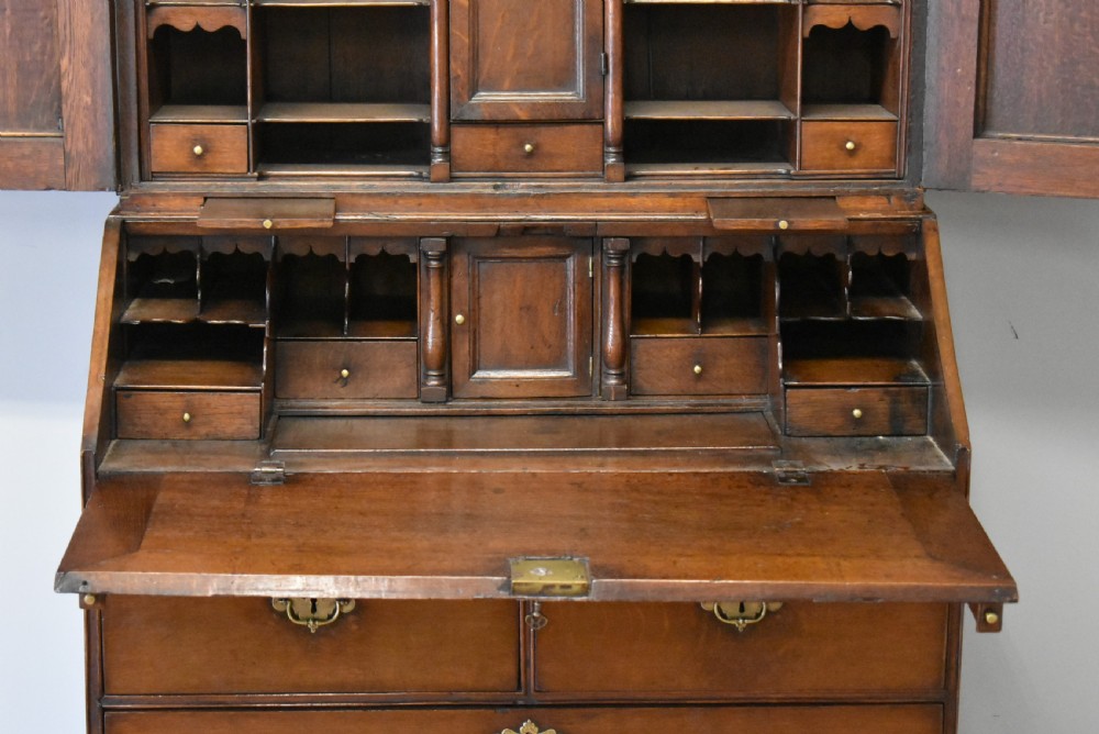 George iii Oak Bureau Bookcase View VII