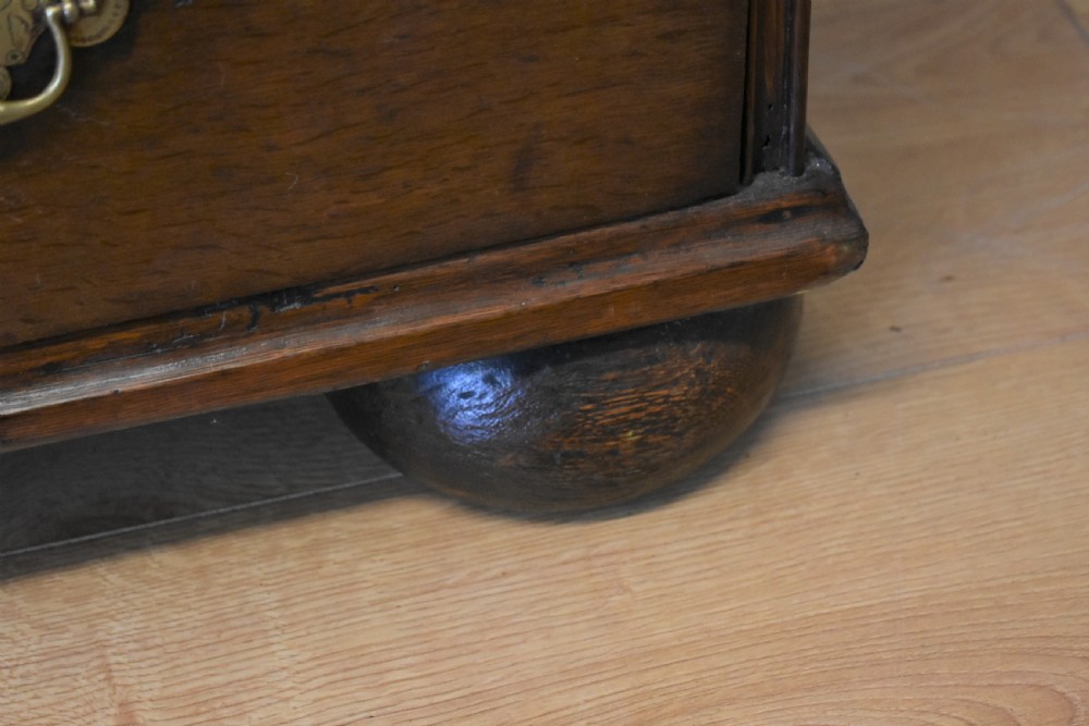 George iii Oak Bureau Bookcase View XIII