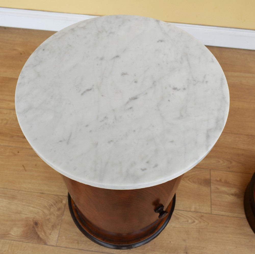 Pair of Victorian Style Circular Pot Cupboards View II