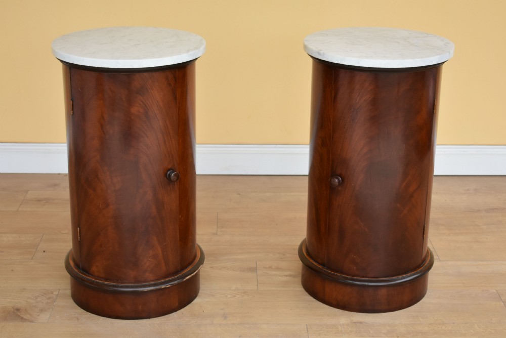 Pair of Victorian Style Circular Pot Cupboards View III