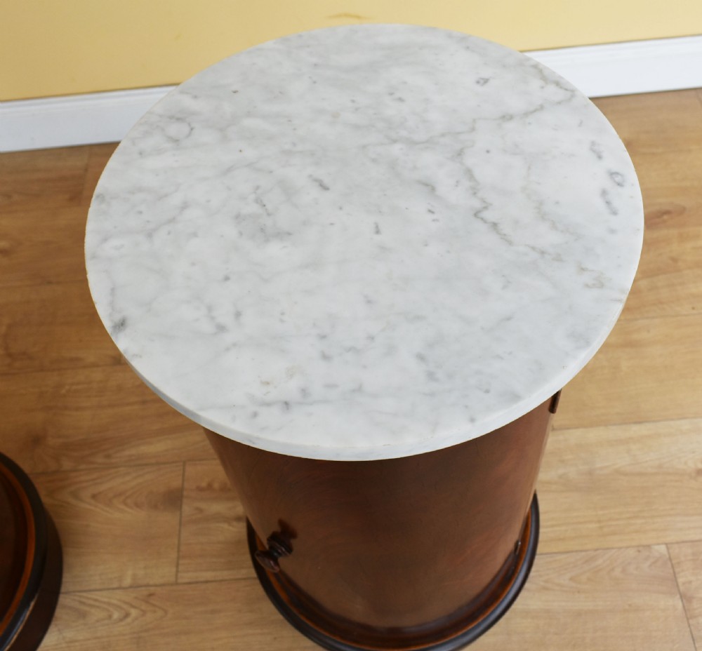 Pair of Victorian Style Circular Pot Cupboards View IV