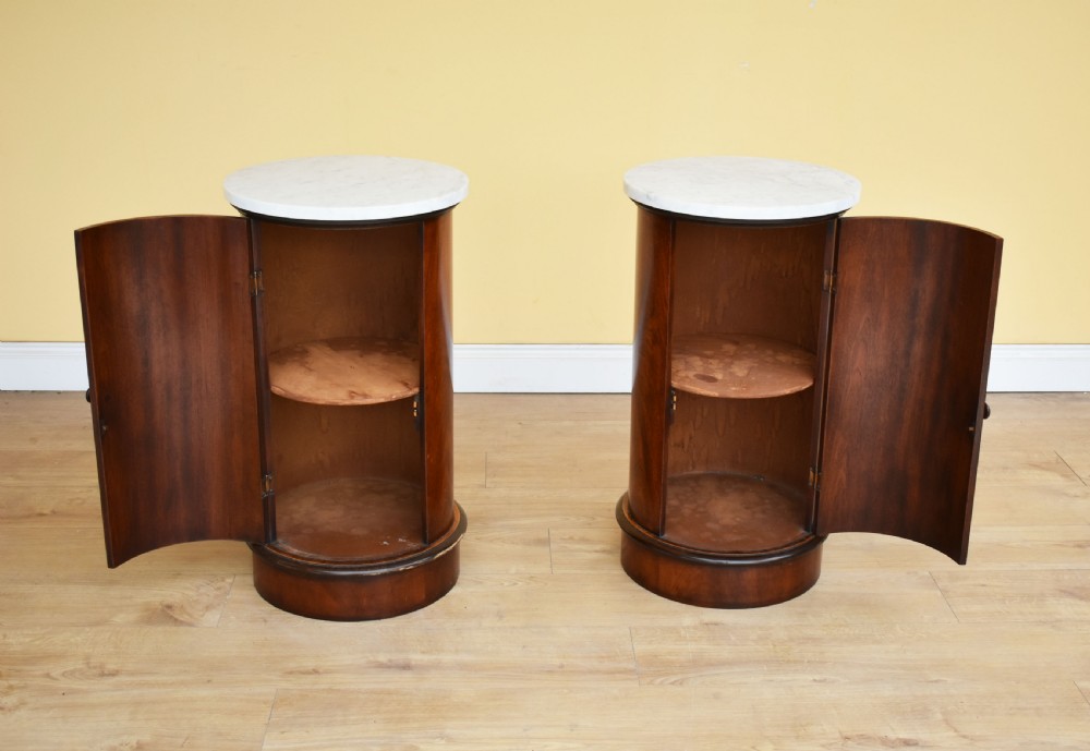 Pair of Victorian Style Circular Pot Cupboards View VI