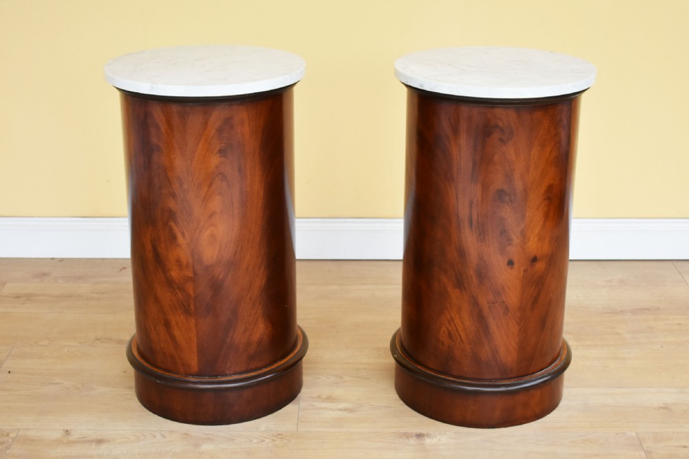 Pair of Victorian Style Circular Pot Cupboards View VII