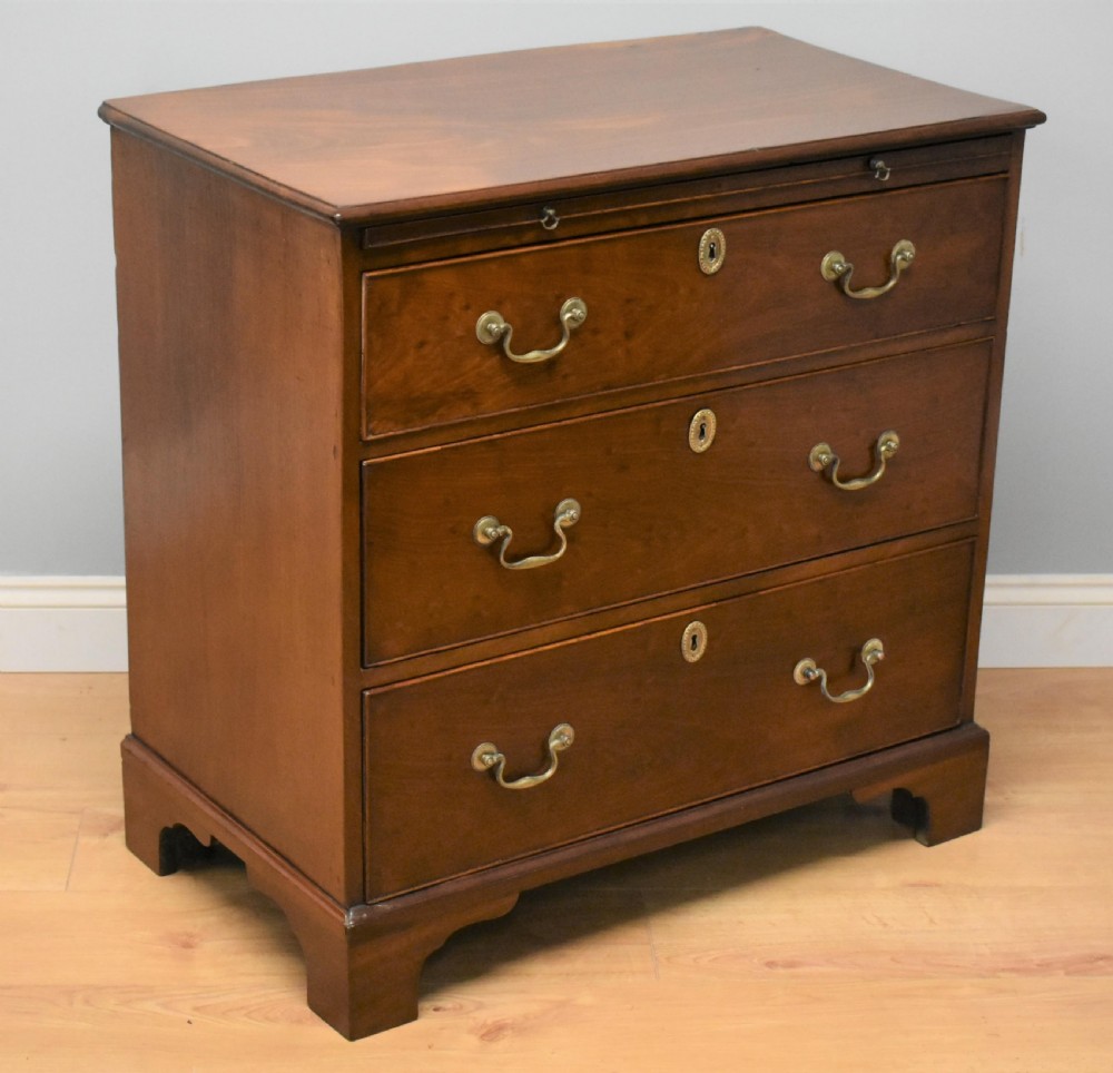 Regency Mahogany Chest with brushing slide View II