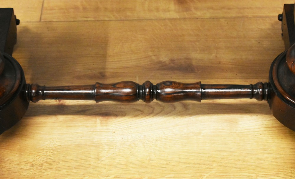 19th Century William IV Rosewood Games Table View XI