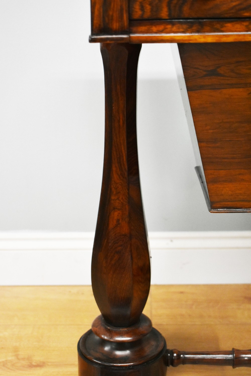 19th Century William IV Rosewood Games Table View XII