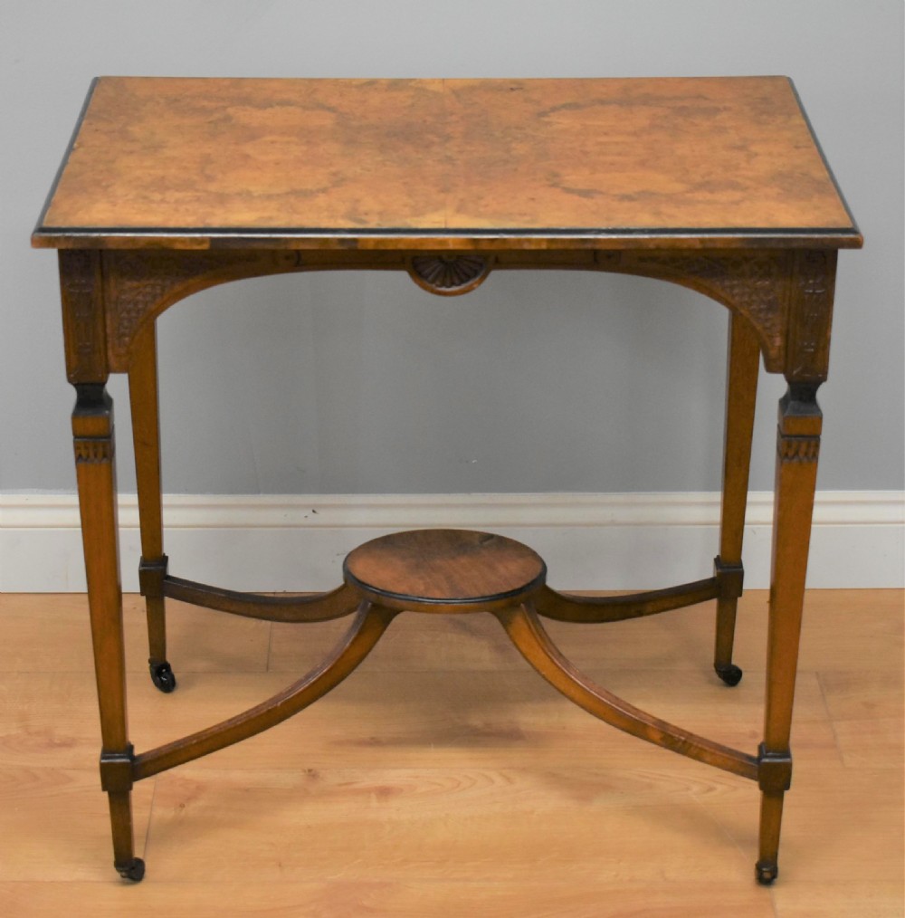 Victorian Burr Walnut Occasional Table 