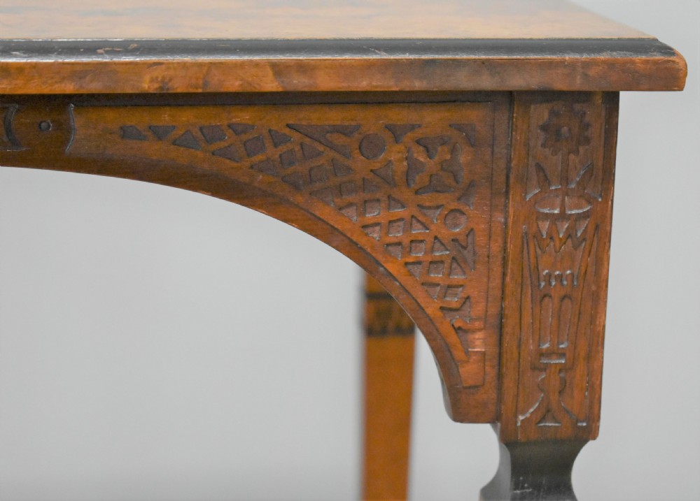 Victorian Burr Walnut Occasional Table  View V
