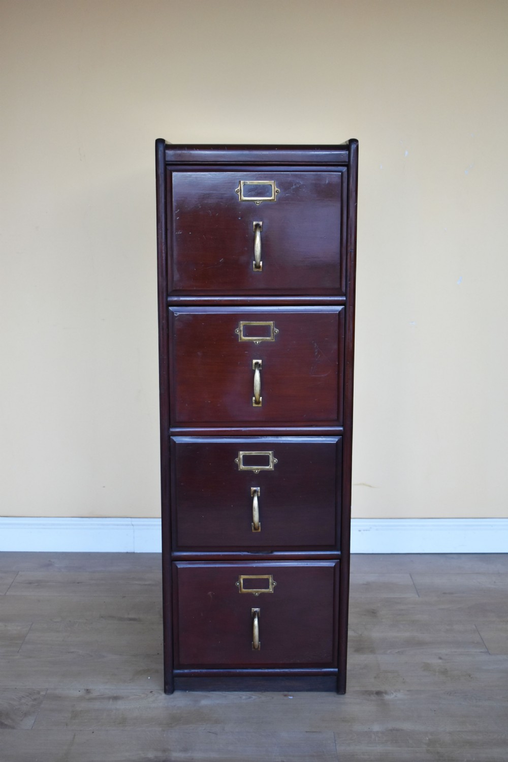 Early 20th Century Mahogany File Cabinet View II