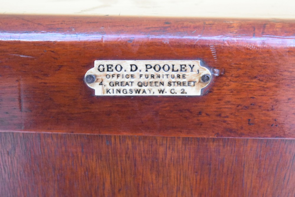 Early 20th Century Mahogany File Cabinet View V