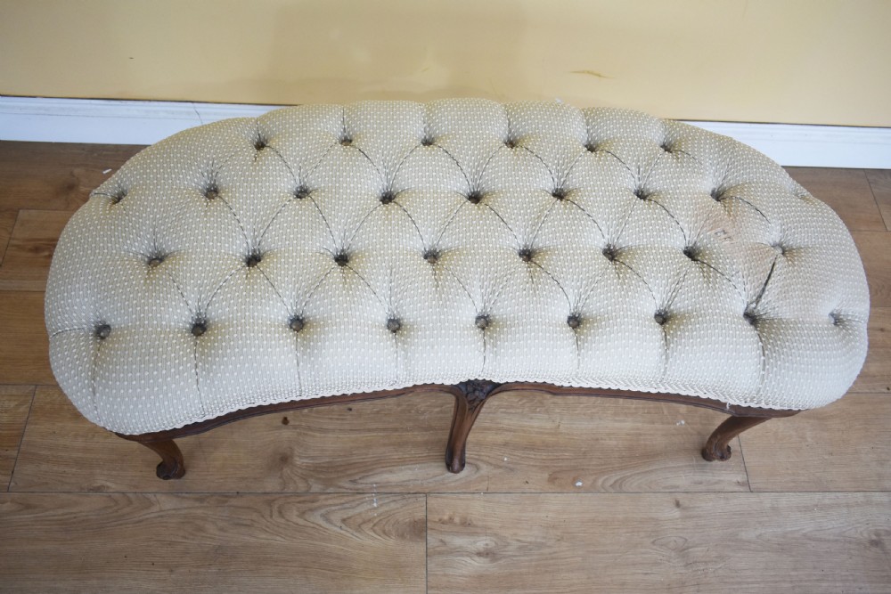 French Walnut Dressing Stool View III