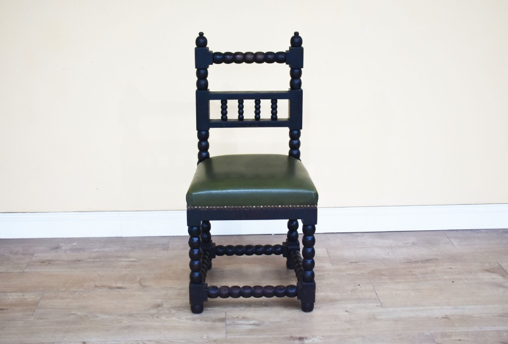 Set of 8 19th Century Cromwellian Style Dining Chairs View III