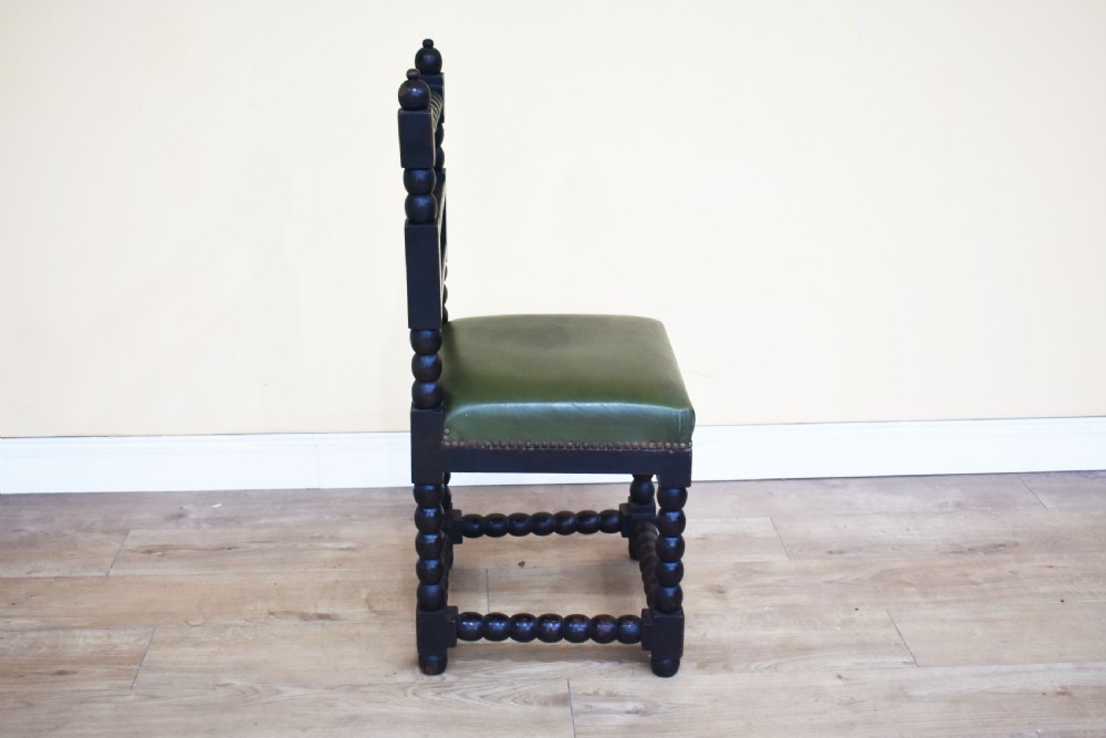 Set of 8 19th Century Cromwellian Style Dining Chairs View VI