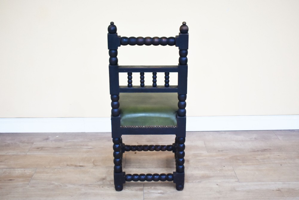 Set of 8 19th Century Cromwellian Style Dining Chairs View VII