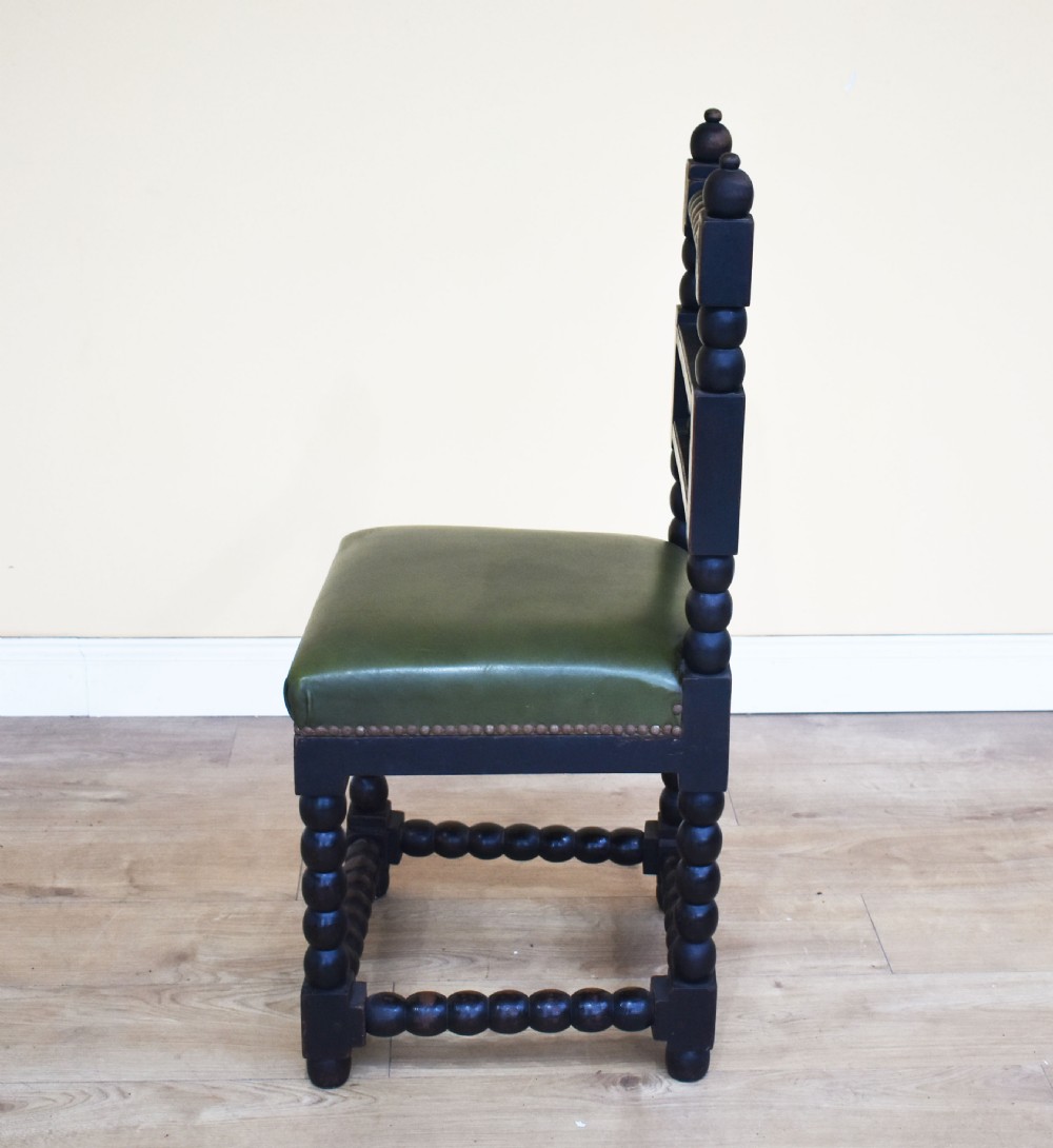 Set of 8 19th Century Cromwellian Style Dining Chairs View VIII