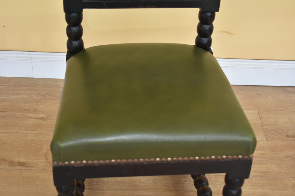 Set of 8 19th Century Cromwellian Style Dining Chairs View IX