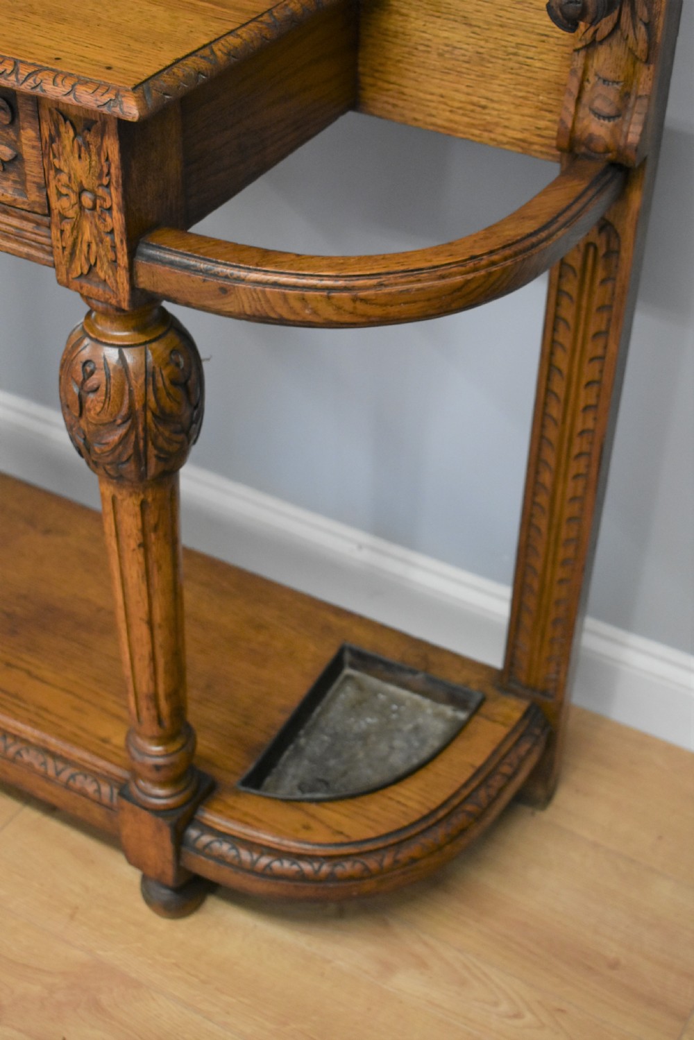 Victorian Carved Oak Hallstand View X