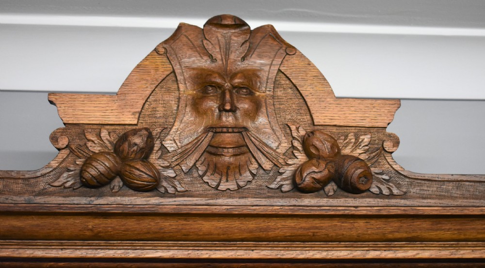 Victorian Carved Oak Hallstand View XIV