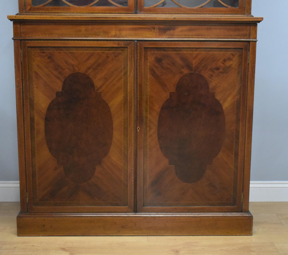 Edwardian Mahogany Bookcase View III