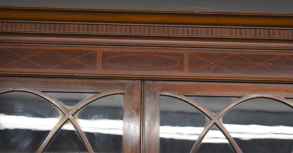 Edwardian Mahogany Bookcase View X