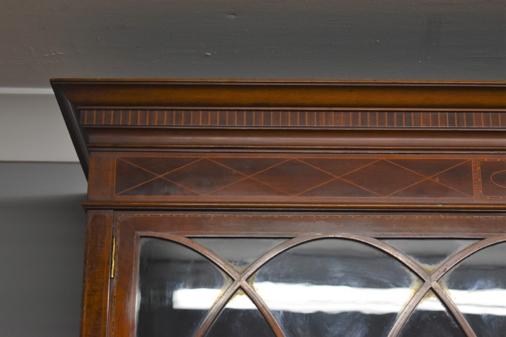 Edwardian Mahogany Bookcase View XII