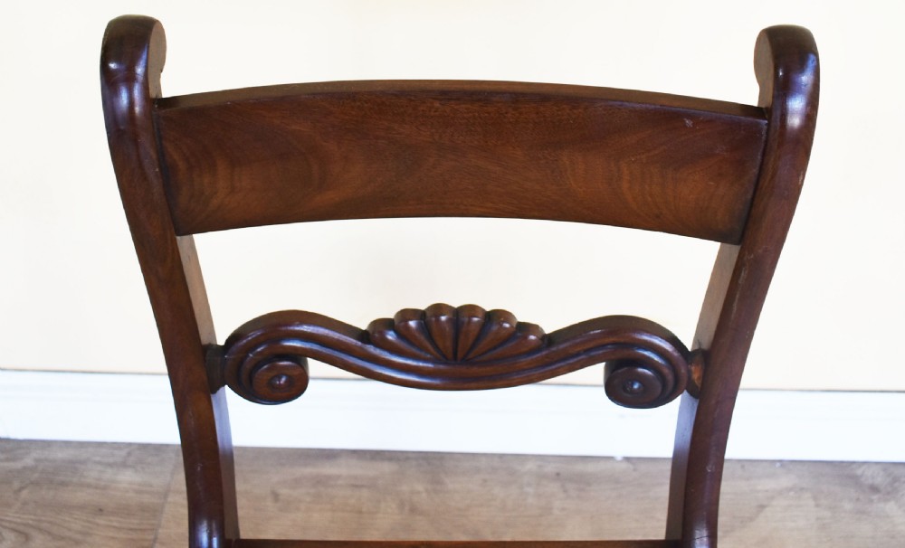 Set of 8 19th Century Mahogany Dining Chairs View V