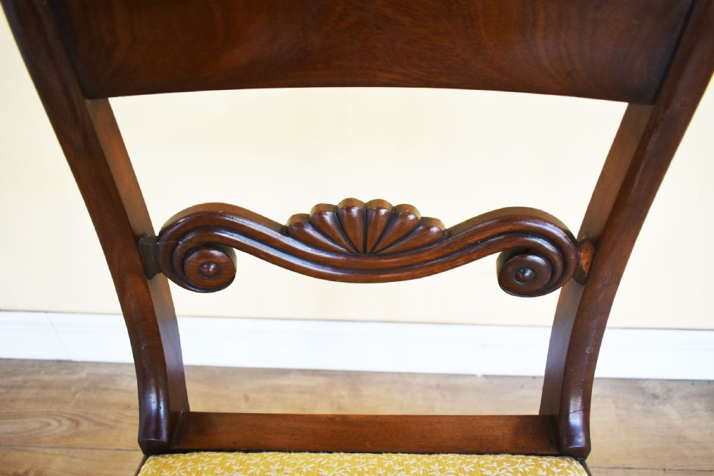 Set of 8 19th Century Mahogany Dining Chairs View VII