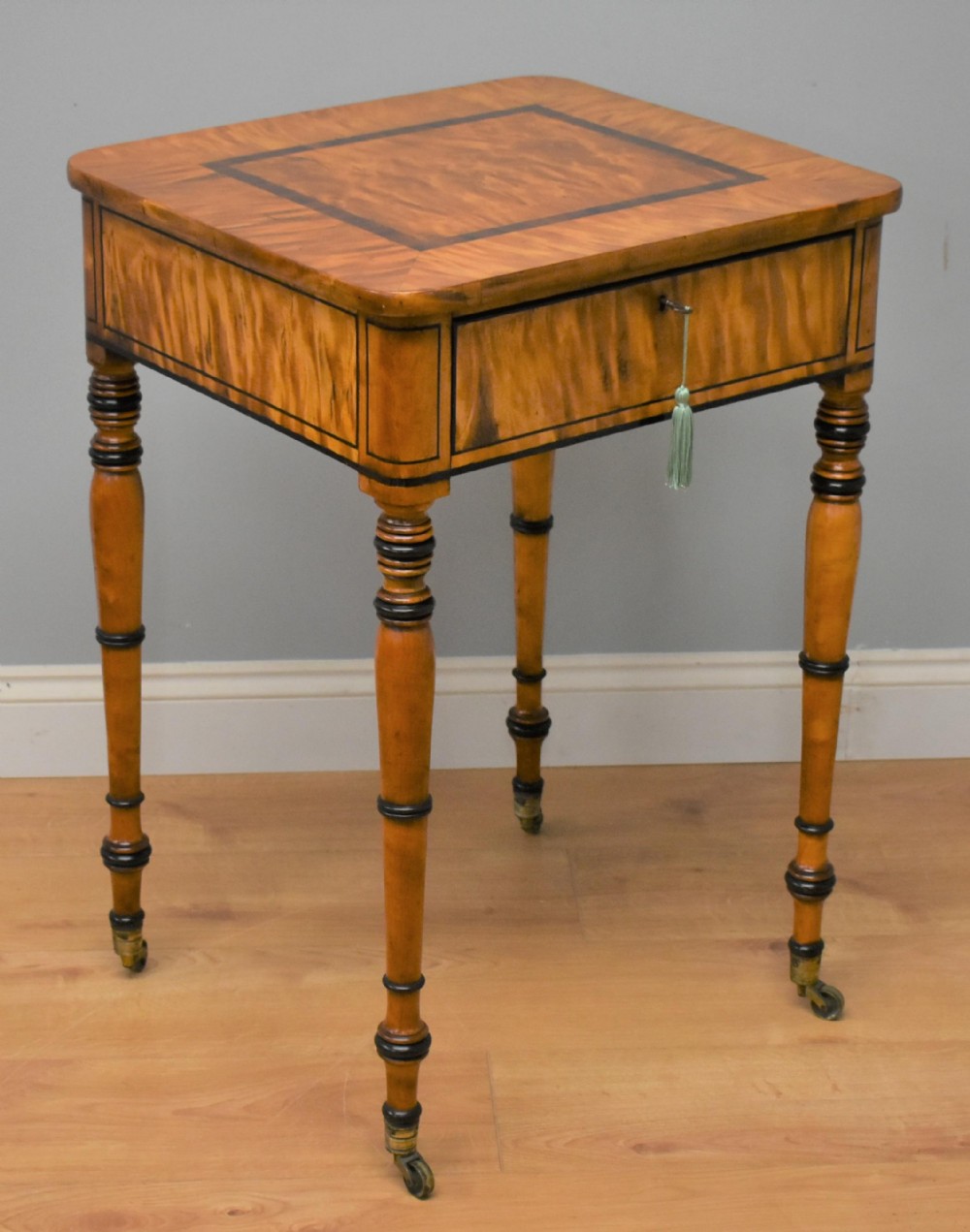 Regency Satinwood Writing Table