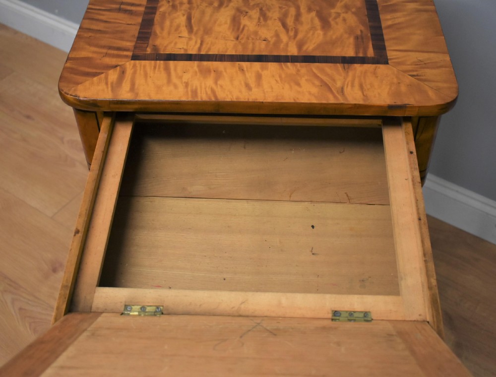 Regency Satinwood Writing Table View IV