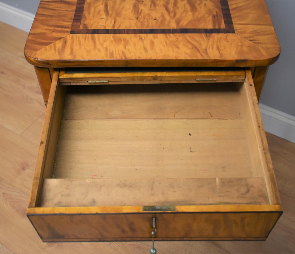 Regency Satinwood Writing Table View V